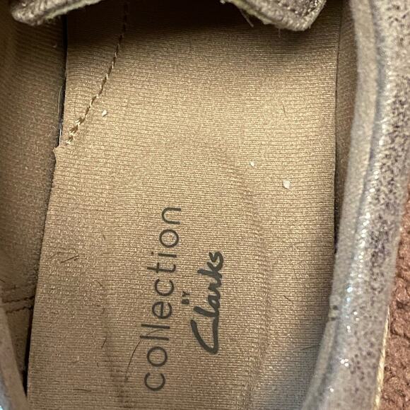 Clarks Ultimate Comfort Collection Women's 7.5 Metallic Sneaker - Picture 7 of 8